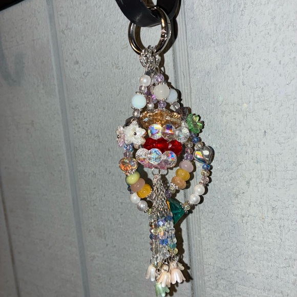 Colorful Beaded Keychain - Picture 1 of 3